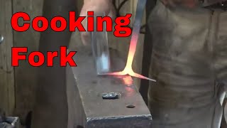 Forged cooking fork - basic blacksmithing project