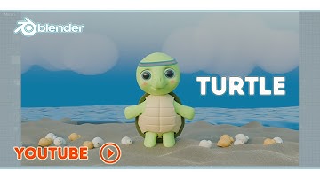 How I Made a Cute Baby Turtle in Blender | Step by Step