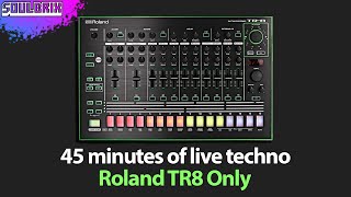 Full Techno Live Set - Roland TR8 Only