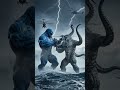 Epic Sea Monster Battle 🌊🔥 | Giant Creature vs Alien Beast #shorts