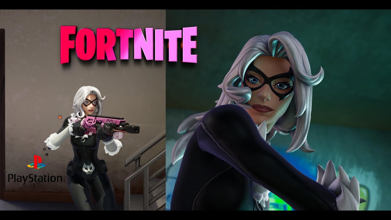 Fortnite Black Cat Skin Gameplay Chapter 5 Season 4 YouTube