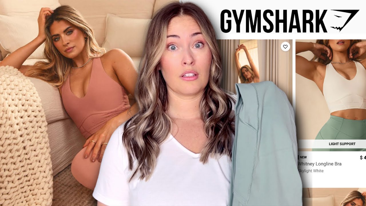 NEW GYMSHARK LEGGING TRY ON REVIEW / WHITNEY SIMMONS COLLECTION