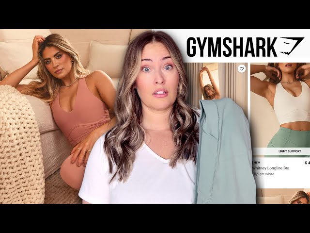 NEW GYMSHARK LEGGING TRY ON REVIEW / WHITNEY SIMMONS COLLECTION HIGH RISE  LEGGING HAUL 