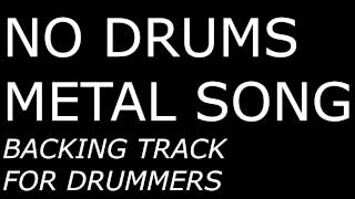 No Drums Metal Song // FOR DRUMMERS // 125BPM chords