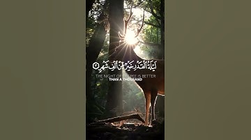 إِنَّا أَنزَلْنَاهُ فِي لَيْلَةِ الْقَدْرِ❤️ تلاوة مؤثرة جداً سورة القدر