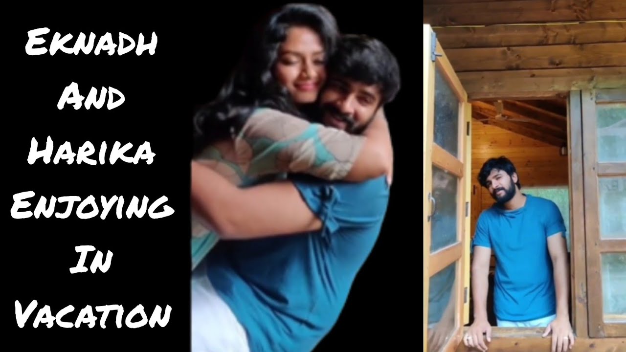 c/o anasuya serial hero with real wife enjoying in vacation