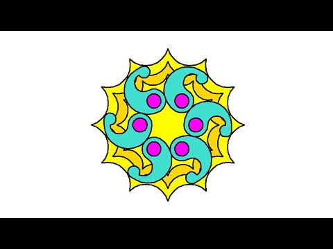 Simple Python Turtle Graphic and Code: Esoteric Sun - YouTube