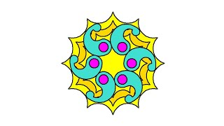 Simple Python Turtle Graphic and Code: Esoteric Sun