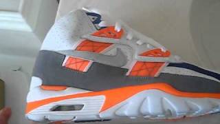 bo jackson shoes orange and blue