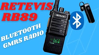 Retevis RB89 HighPower GMRS radio with bluetooth headset, is this radio right for you?