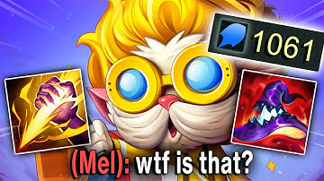 Heimerdinger Jungle but I have 1061 AP and can one shot baron (pentakill denied)