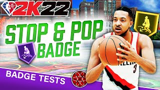 The Best Shooting Badges on NBA 2K22: Stop & Pop Badge FULL DETAILS