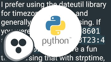 How do I translate an ISO 8601 datetime string into a Python datetime object?
