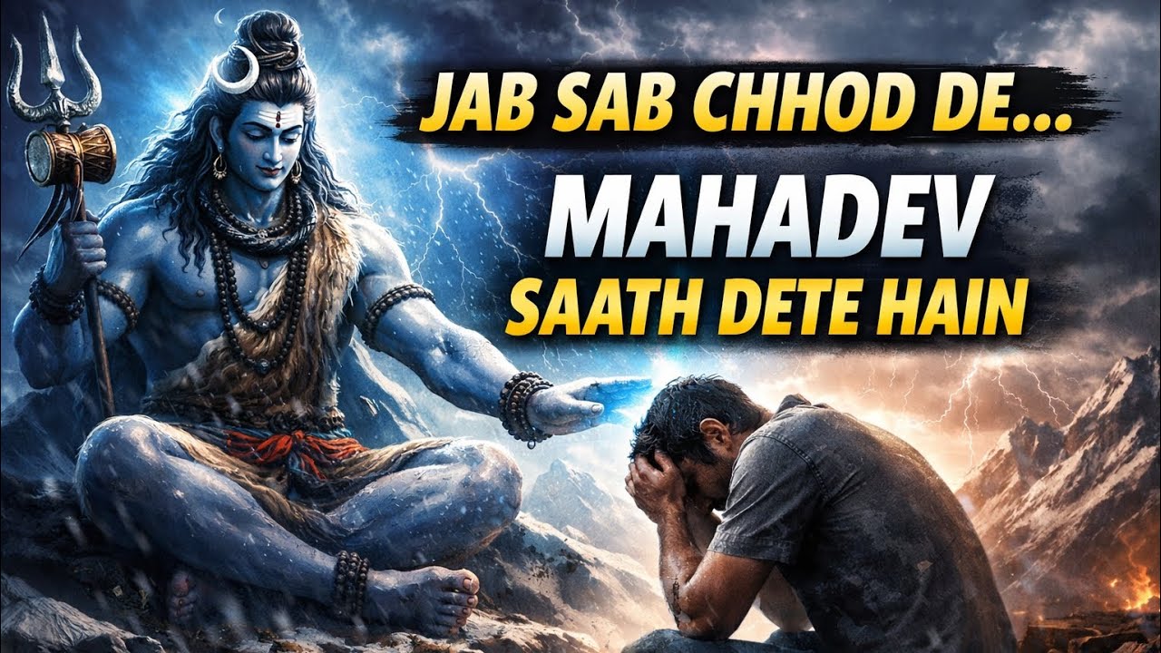 Jab Sab Chhod De… Tab Bholenath Saath Dete Hain | Har Har Mahadev 🔱 Motivational Story