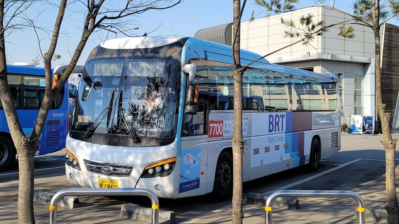 [인천BRT]7700번 FX116 2014 NGV 주행