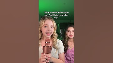 Thumbnail of A young singer goes viral for her song about her sister. 10 years later they perform it together 💕