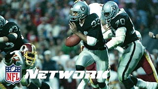 Los angeles raiders running back marcus allen put on the performance
of a lifetime, garnering mvp honors and leading his team to victory in
super bowl xviii....