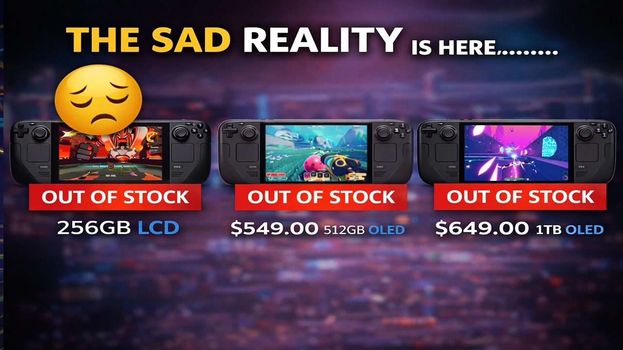 Распроданность Steam Deck OLED может предвещать печальную реальность будущего этого устройства...