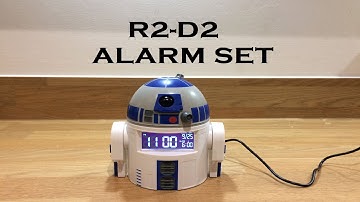 R2D2 Clock Alarm Set