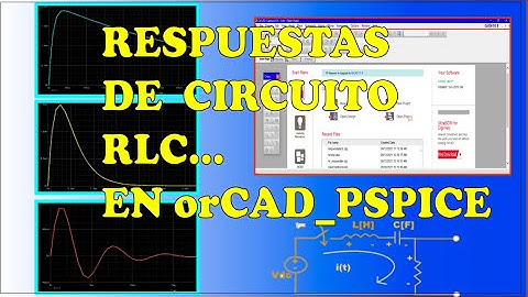 Simulación de circuito RLC Orcad pspice