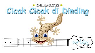 Cicak Cicak Di Dinding Chord  Gitar