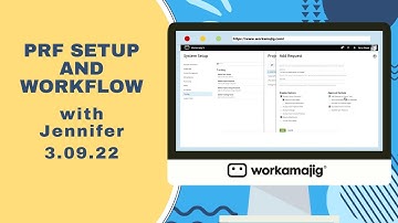 PRF Setup and Workflow in Workamajig