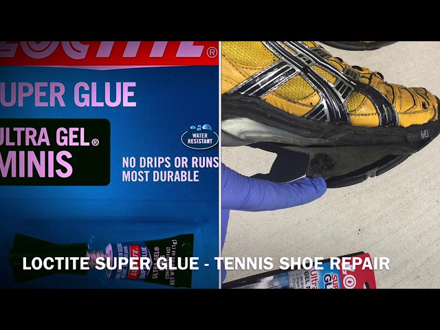 How I Fixed The Soles Of My Tennis Shoes With LOCTITE Super Glue Ultra Gel