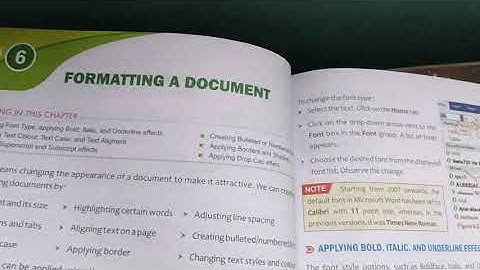 class 3 computer ch-6 Formatting A Documents by Ashok kumar Mishra
