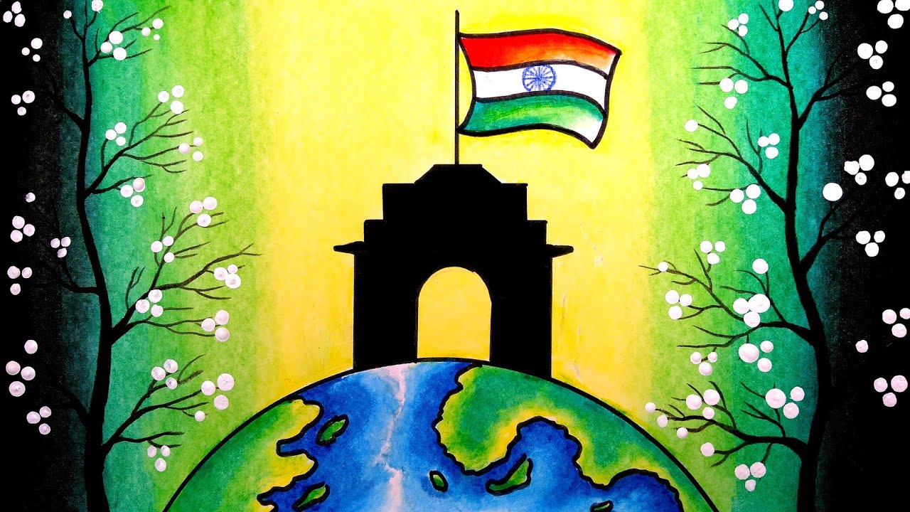 tourism india global attraction drawing