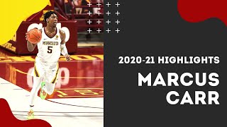 Marcus Carr 2020-21 Minnesota Den Gophers Highlights