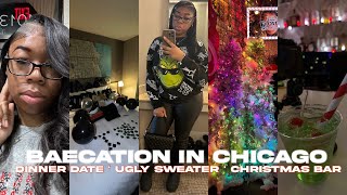 TRAVEL VLOG: BAECATION TO CHICAGO ᥫ᭡ | xmas bar, hookah lounge, bar hopping, date night + more