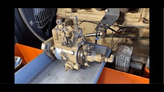 How to remove John Deere 4039 Injection Pump and Injectors.