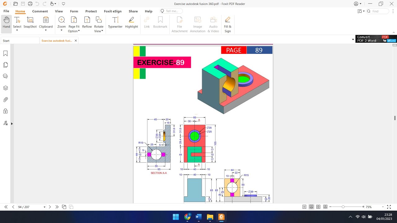 Exercise 89 Fusion 360 - YouTube