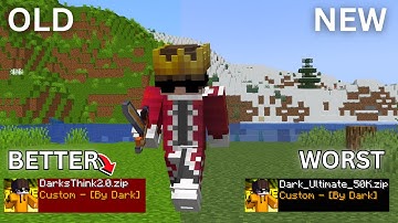 ​ @DarkwebGamer  Old Texture Pack VS New Texture Pack...