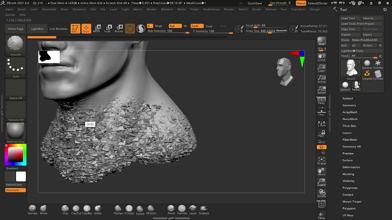 Решение проблемы со сломанными кистями в ZBrush