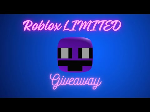 2 Roblox Limited Item *GIVEAWAY* Puple man see video to see steps to win Roblox limited #roblox
