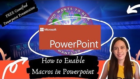 How to Enable Macros in Powerpoint