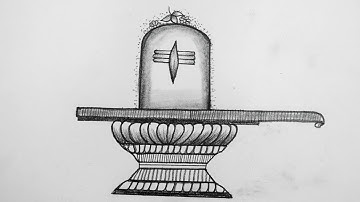 How To Draw Shiva Lingam || Shivling Drawing Easy || Maha Shivratri Drawing || Pencil Art || #WithME
