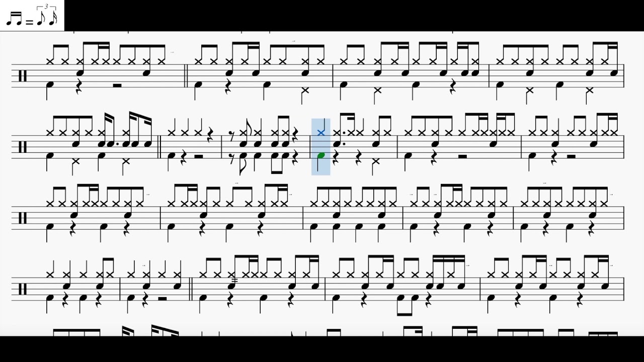 Drums Score The Long And Winding Road The Beatles Youtube