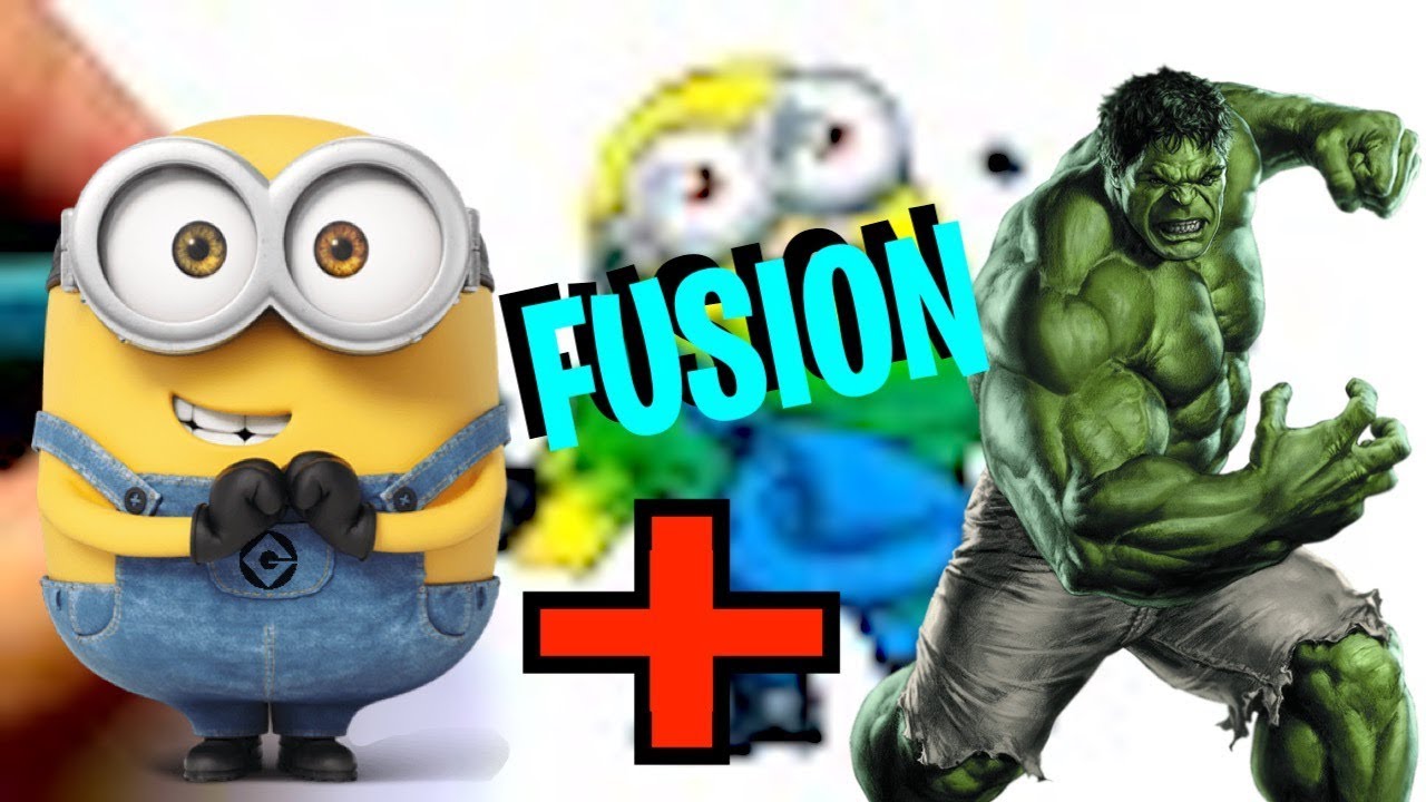 JE FUSIONNE BOB (minion) ET HULK !