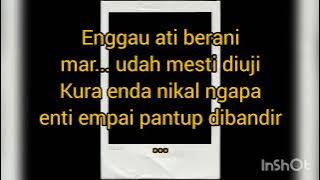 Ngetan Bubu Ridan - Ricky El [Karaoke][No Vocal] #IbanSongs