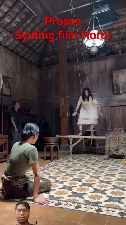 adegan syuting film Horor #adegan #behindthescenes #penampakanpocong #ghost #penampakan #hantu