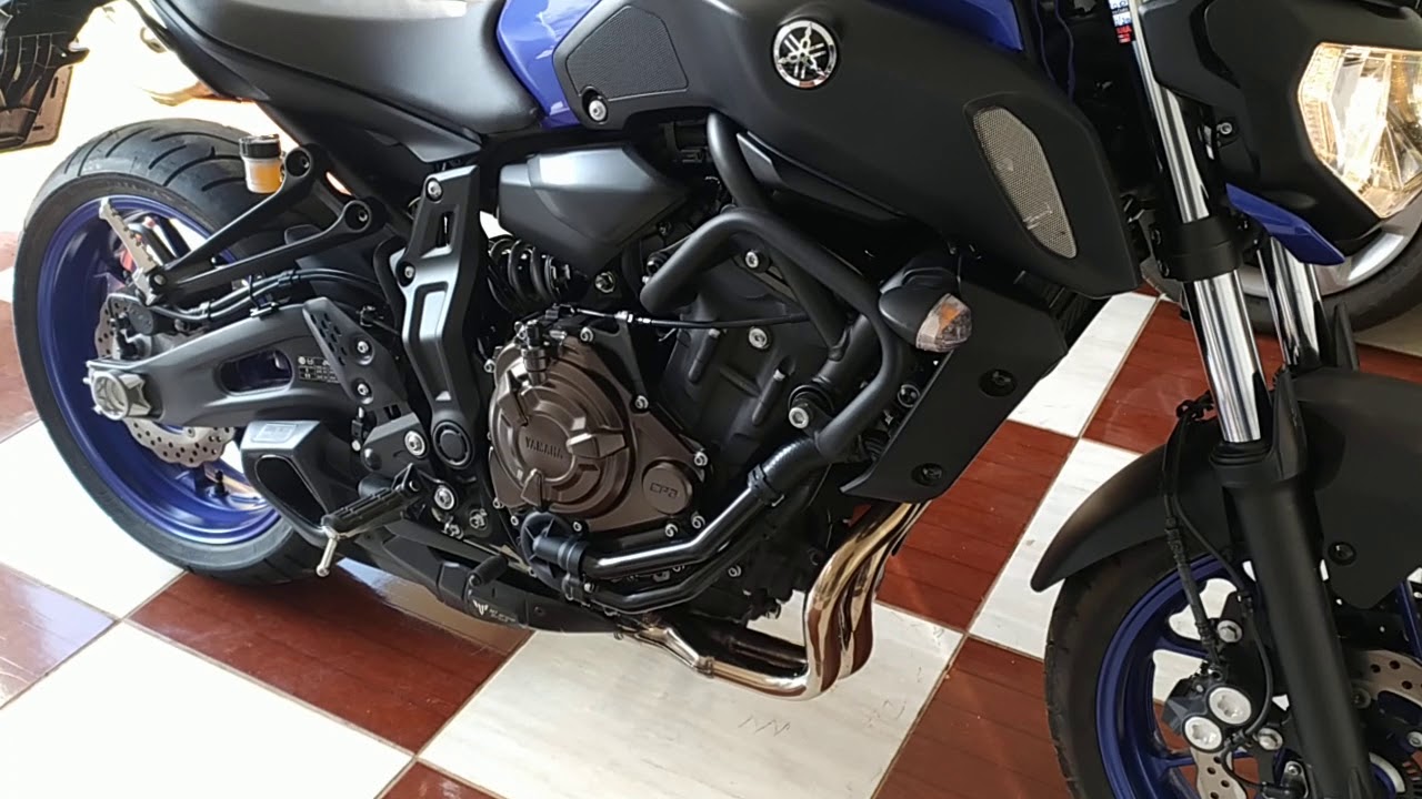 Monstra MT 07 escapamento firetong eleito titular da minha MT 07 YouTube