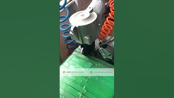 Máy siết đai thép và máy bấm khóa đai sắt dùng hơi #maysietdaithep #maybambosatdunghoi
