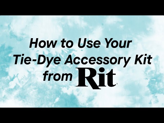 How to Dye Fabric: Rit All-Purpose Dye 