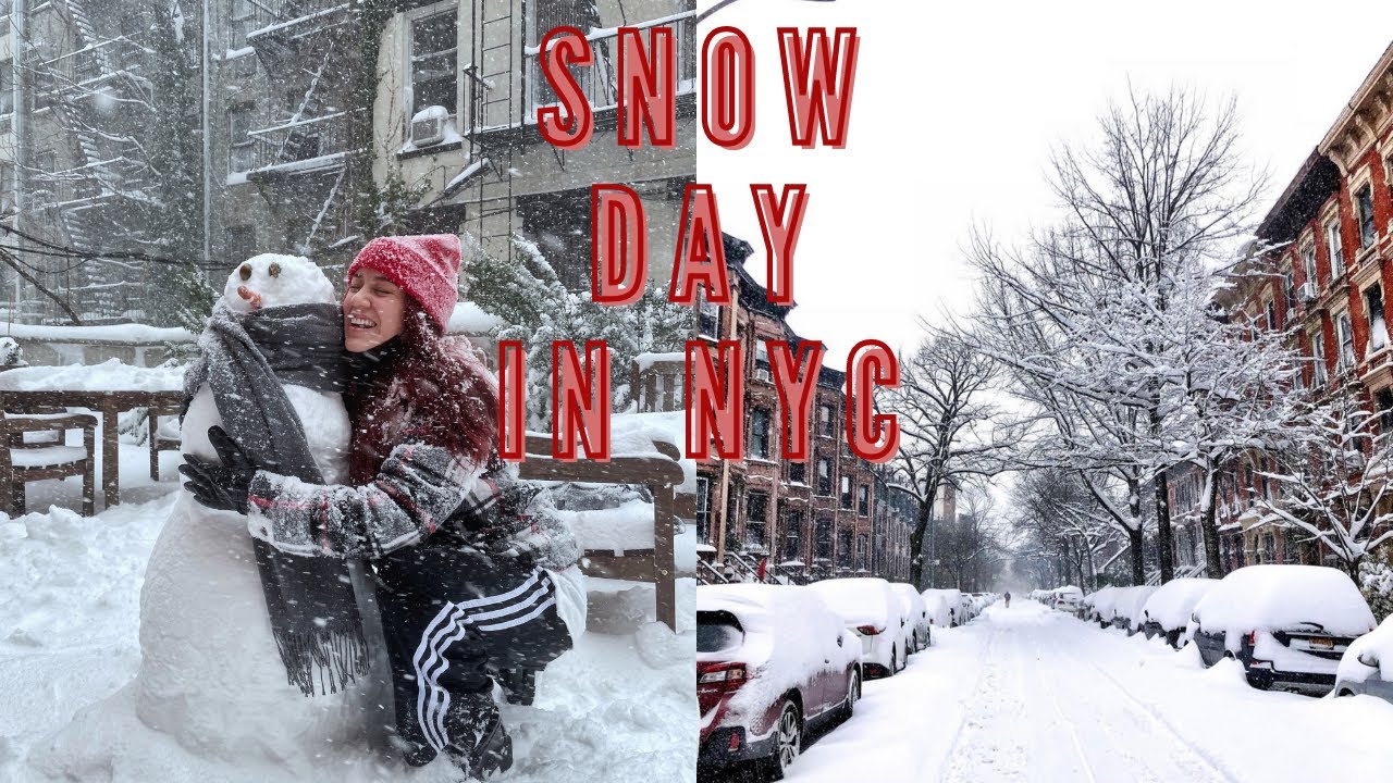 Snow Day in NYC | winter vlog - YouTube