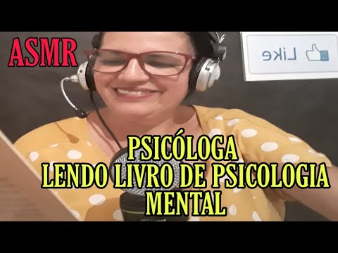 ASMR Português  lendo livro de psicologia Mental 😴