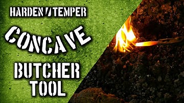 Step Three: Hardening and Tempering a Concave Butcher Tool [The Chasing Tool Series]