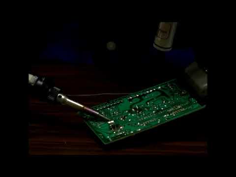 How to Remove a Resistor Soldered to a Circuit Board - YouTube