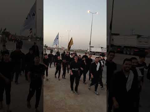 مشاية دولة الكويت من البصره اهلا ومرحبا بكم بين إخوانكم 